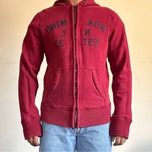ABERCROMBIE AND FITCH ZIP UP HOODIE
